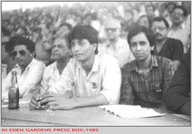 Mansooruddin Faridi at Eden Gardens (1985)