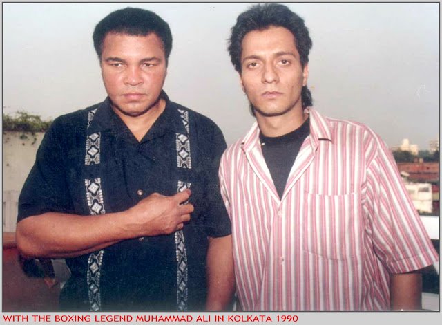 Mansooruddin Faridi with Muhammad Ali (1990)